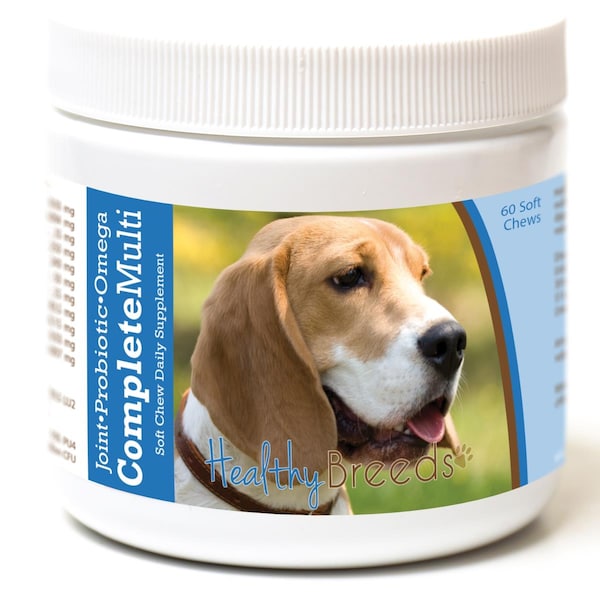Healthy Breeds Beagle All in One Multivitamin Soft Chew, 60PK 192959007340 - main